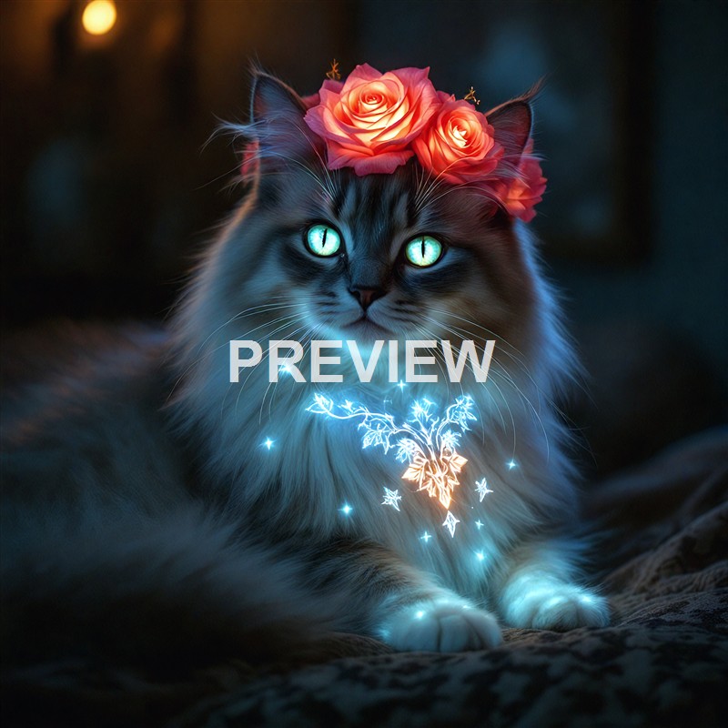 21148 - a-cat-with-a-glowing-crown-of-roses-on-its-head-and-a_250405034717_Filename Text 2_00159_Filename Text 3_result